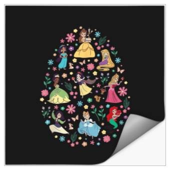 Discover Disney Princess Spring Flower Filled Easter Egg Stickers