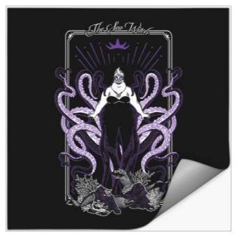 Discover Disney Ursula Tarot Card Poster Stickers