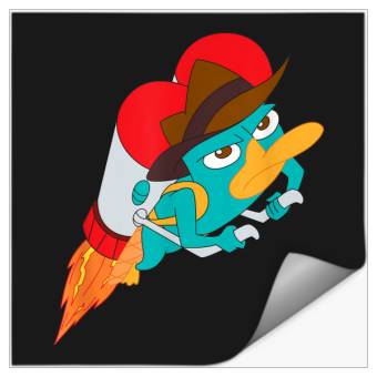 Discover Disney Phineas And Ferb Perry The Platypus Jetpack Action Stickers