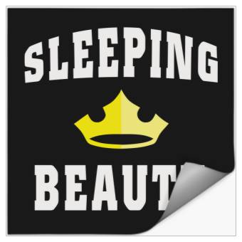 Discover Sleeping Beauty Tanktop, Pajama Set, Pants, Aurora, Disney princess, Holiday, Pajama Pants, Flannel Bottoms, sleeping beauty, pink pajamas Stickers