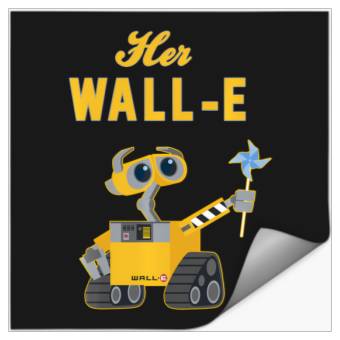 Discover Disney Pixar Wall-E Her Wall-E Couples Stickers