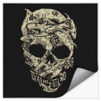 Discover Disney Pirates Shark Skull Stickers