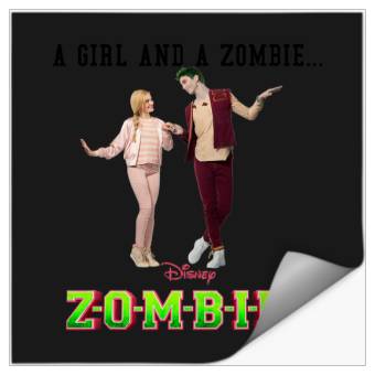 Discover Disney Zombies A Girl and A Zombie Stickers