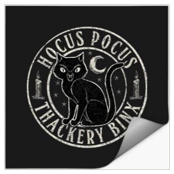 Discover Disney Hocus Pocus Thackery Binx Big Cat Celestial Circle Stickers