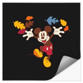 Discover Disney Mickey Mouse Thanksgiving Autumn Fun Stickers