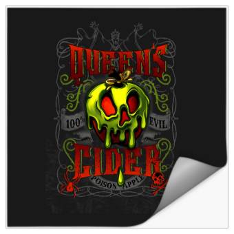 Discover Disney Snow White Queens Cider Poison Apple 100 Stickers