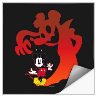 Discover Disney Mickey Mouse Halloween Spooky Scary Shadows Vampire Stickers
