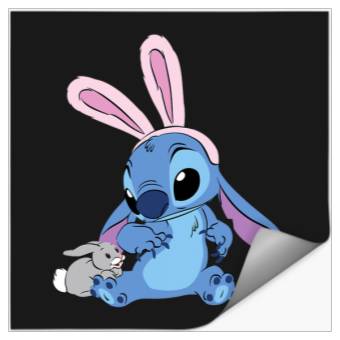 Discover Disney Stitch with Easter Bunny Stickers