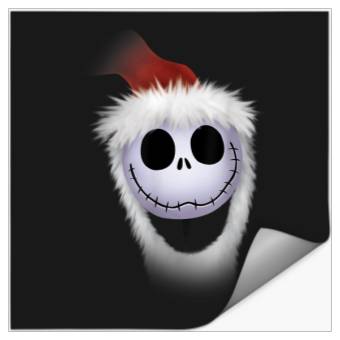 Discover Disneyss Santa Jack Skellington Holiday Stickers