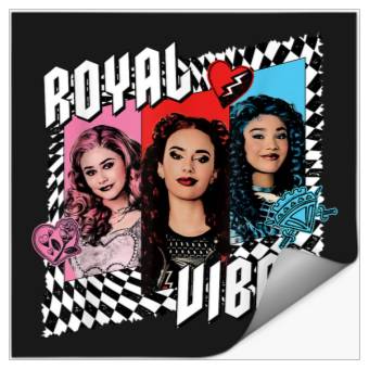 Discover Disney Descendants 4 The Rise Of Red Trio Royal Vibes Stickers