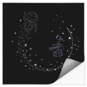 Discover Disney Pixar Wall-E Celestial Dance Stickers