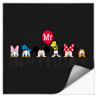 Discover Disney Mickey And Friends It'S My Birthday Stickers