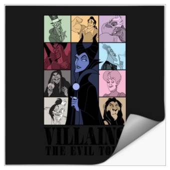 Discover Villains Eras Tour Stickers