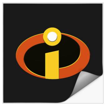 Discover Disney Pixar Incredibles Logo Halloween Costume Stickers