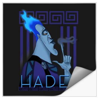 Discover Disney Hercules Hades Geometric Portrait Graphic Stickers
