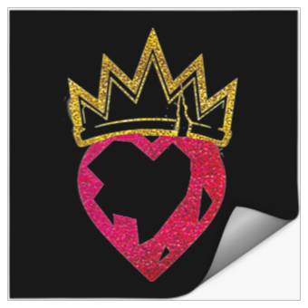 Discover Disney Descendants 2 Evie Heart Crown Stickers