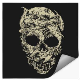 Discover Disney Pirates Shark Skull Stickers