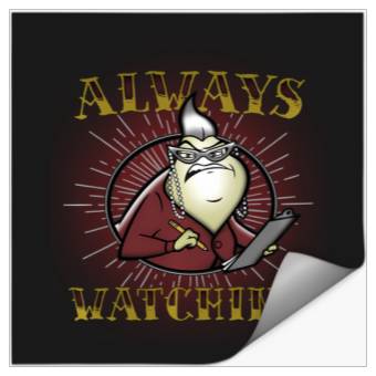 Discover Disney Pixar Monsters Inc. Roz Always Watching Portrait Stickers