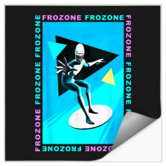 Discover Disney Pixar Incredibles 2 Frozone Retro Graphic Stickers