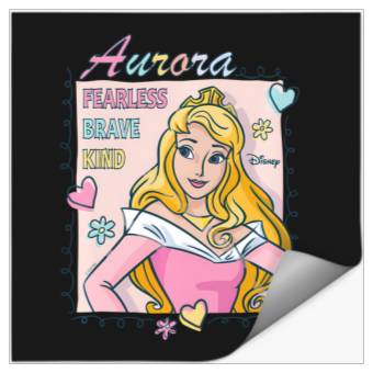 Discover Disney Princess - Fearless Brave Kind Aurora Stickers