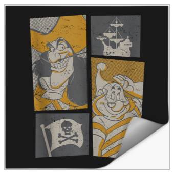 Discover Disneyss Peter Pan Captain Hook And Smee Stickers