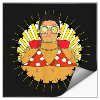 Discover The Bobs Burgers Movie Gene Belcher Stickers