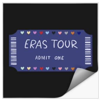Discover Eras tour Active Stickers
