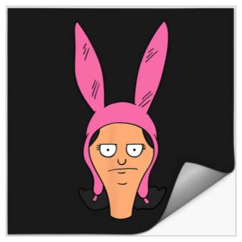 Discover Bob's Burgers Louise Angry Big Face Stickers