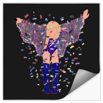 Discover Eras Tour Multicolor Jacket Stickers