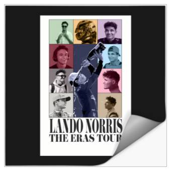 Discover Lando Norris Eras Tour 1441 Stickers