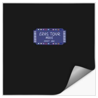 Discover Eras tour movie ticket Stickers