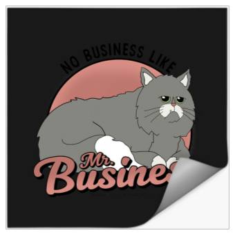 Discover Bob's Burgers No Business Like Mr Business Stickers