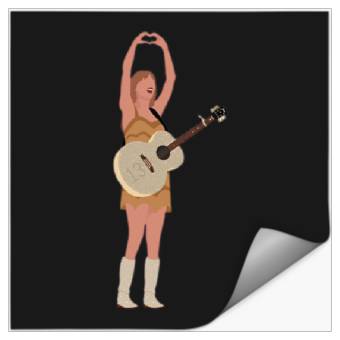 Discover Eras Tour Fearless (Gold Fringe) Stickers