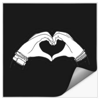 Discover Eras tour hands Stickers