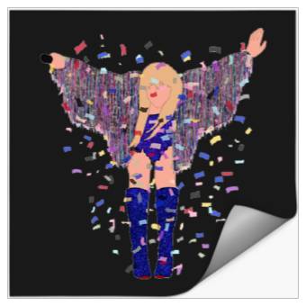 Discover Eras Tour Multicolor Jacket Stickers