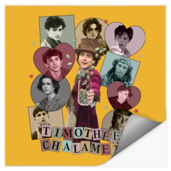 Discover Timothe Chalamet Eras Tour Stickers | Vintage Timothee Chalamet Stickers | Timothee Chalamet Homage Stickers | Birthday Gift