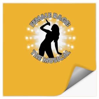 Discover Female Rage The Musical TTPD Eras Tour Stickers