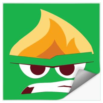 Discover Angry Face Funny Disney Inside Out Stickers