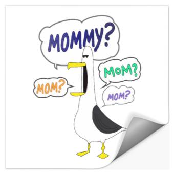 Discover Mom Mommy Finding Nemo Seagull Mine Disney Stickers