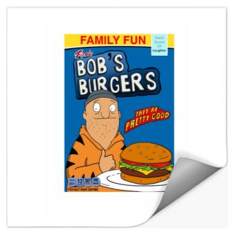Discover Bobs Burgers cereal Stickers