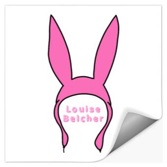 Discover Louise belcher bunny ears from bobs burgers Stickers