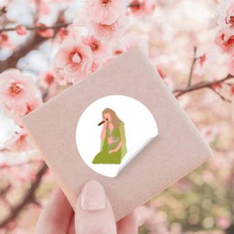 Discover Eras Tour green dress folklore evermore Stickers