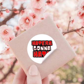 Discover Haters gonna hate typography Taylorr Swift Graphics Stickers