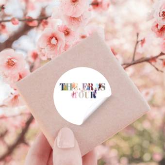 Discover eras tour logo art Sticker Stickers