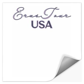 Discover Eras Tour USA Stickers