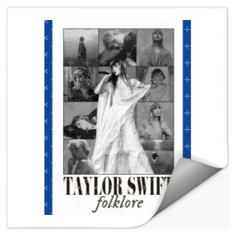 Discover Swift Folklore Eras Tour Poster Active Stickers