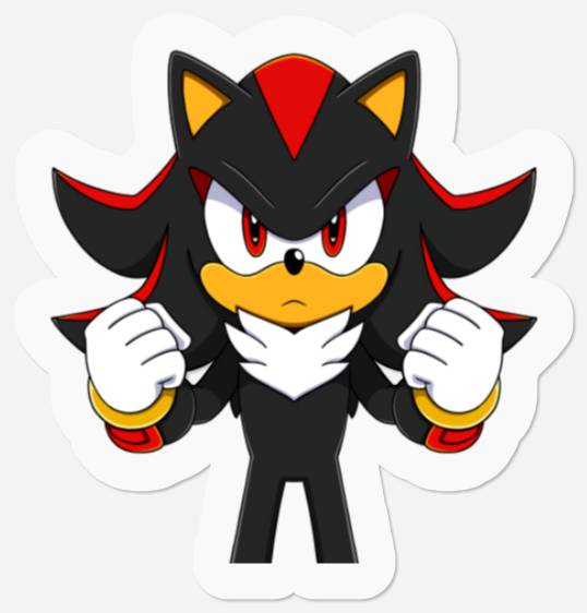 Shadow - Hedgehog - Stickers