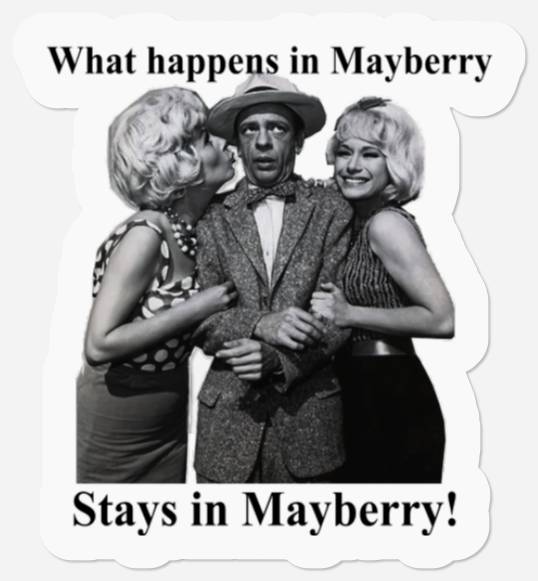 Andy Griffith show Barney Fife Stickers