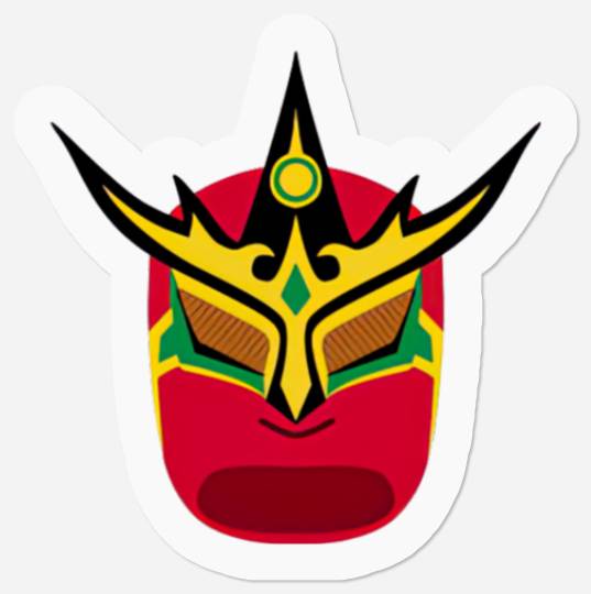 Juventud Guerrera Mask - Pro Wrestling - Stickers