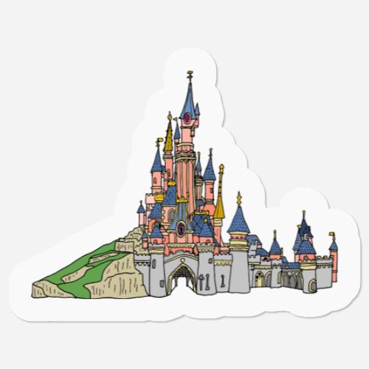 Sleeping Beauty's Castle - Disneyland Paris - Stickers